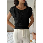 Solid Sleeveless Knit Loose Fit Vest | Mixtshop LLC