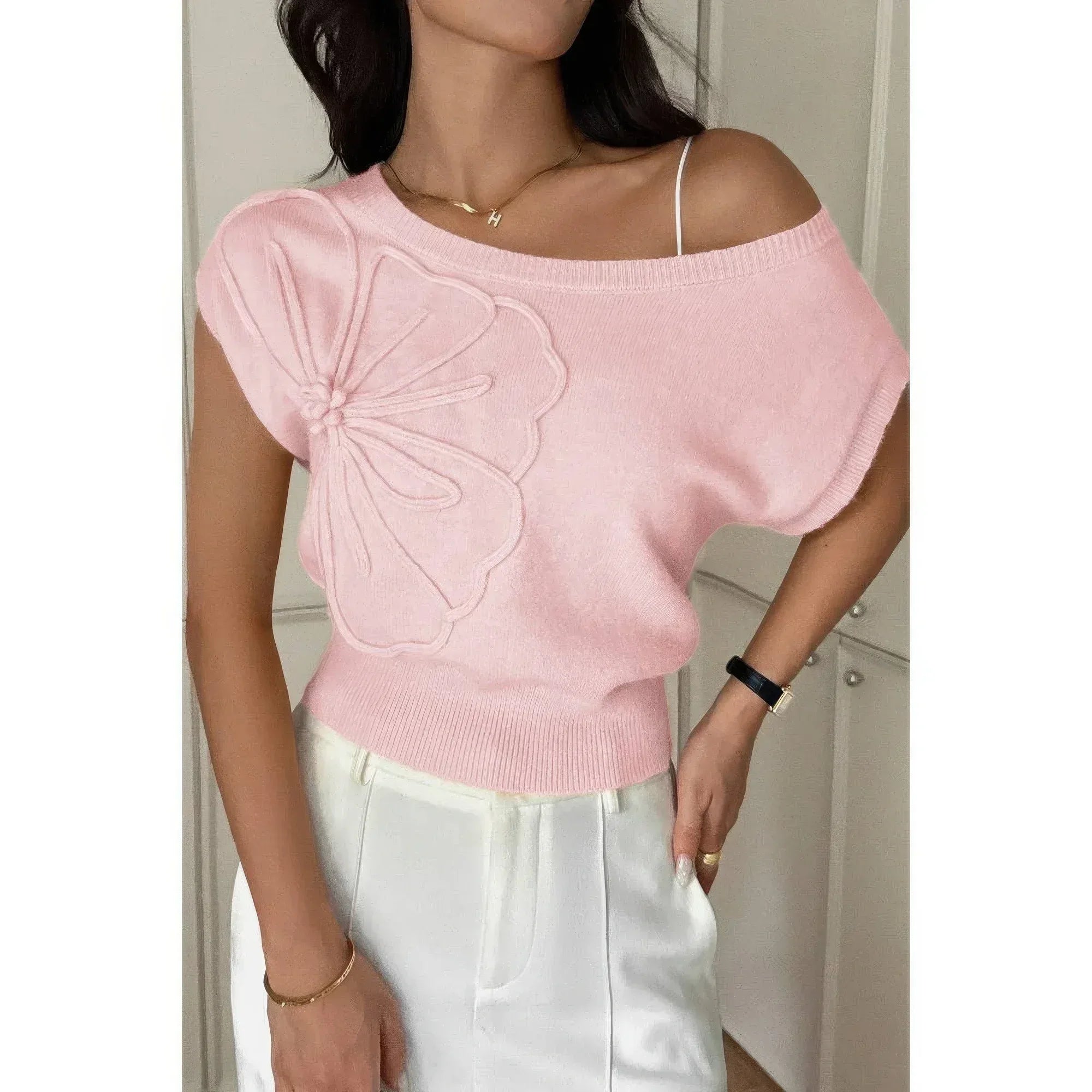 Solid Sleeveless Knit Loose Fit Vest | Mixtshop LLC