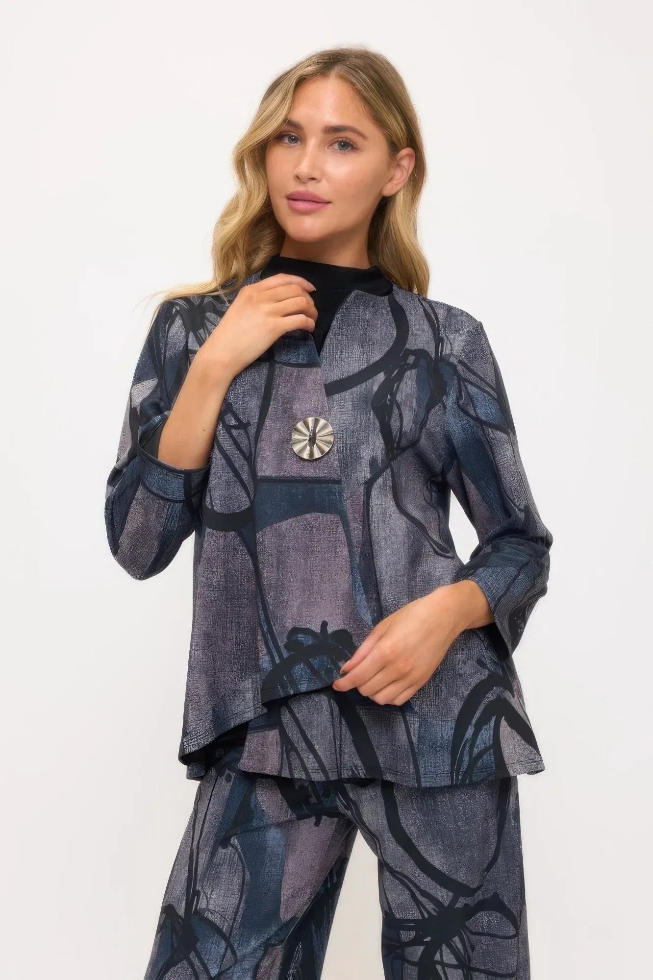 Challenge Jacquard Button Jacket | Mixtshop LLC Main image