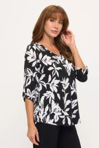 Hit Roll Sleeve V-neck Top | Mixtshop LLC