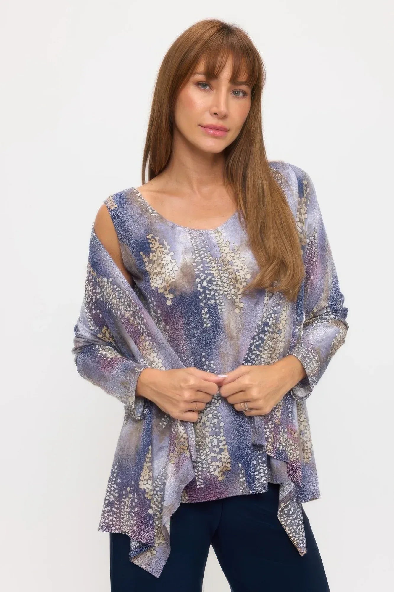 Hit Print Sleeveless Tank Top | Mixtshop LLC Main image