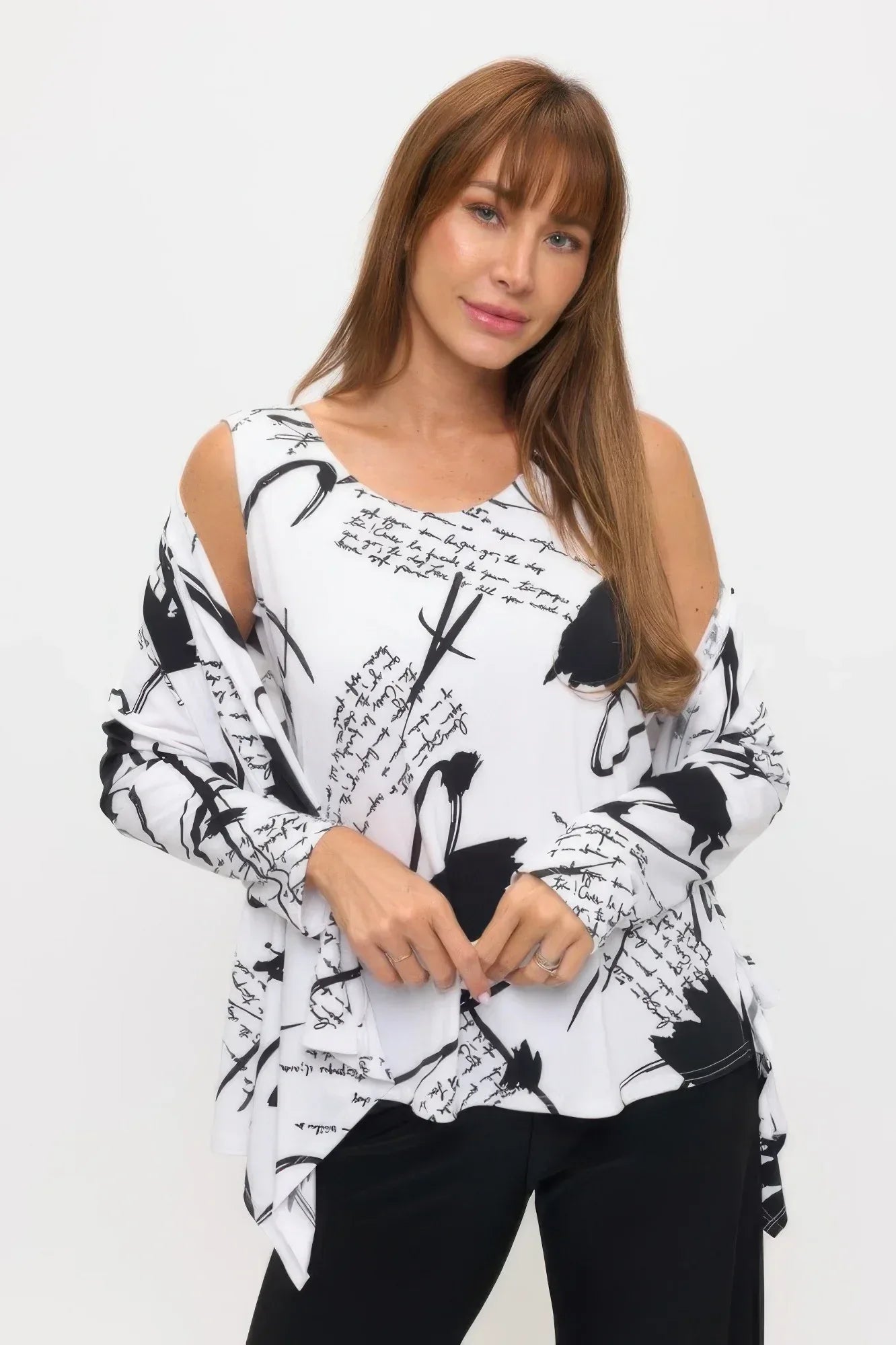 Hit Print Sleeveless Tank Top | Mixtshop LLC Main image