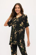 Print Bns Capri Pants Set | Mixtshop LLC