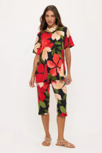 Print Bns Capri Pants Set | Mixtshop LLC