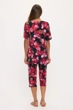 Print Bns Capri Pants Set | Mixtshop LLC