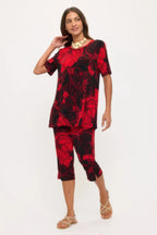 Print Bns Capri Pants Set | Mixtshop LLC