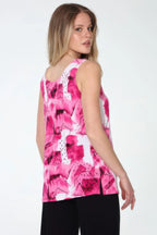 Hit Print Sleeveless Tank Top | Mixtshop LLC