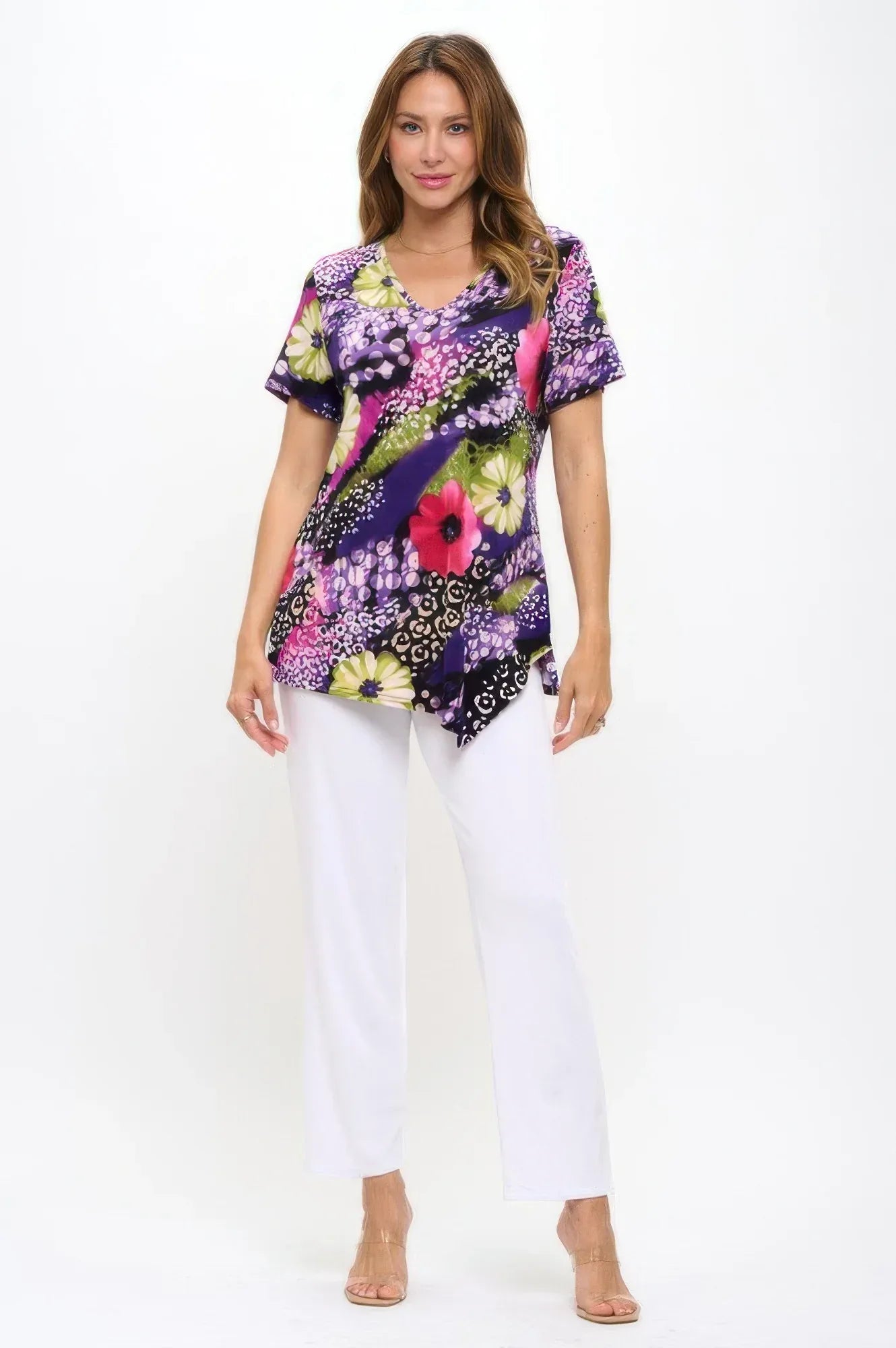 Bns Point V-neckline Top | Mixtshop LLC