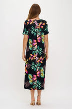 Print Bns Long Dress | Mixtshop LLC