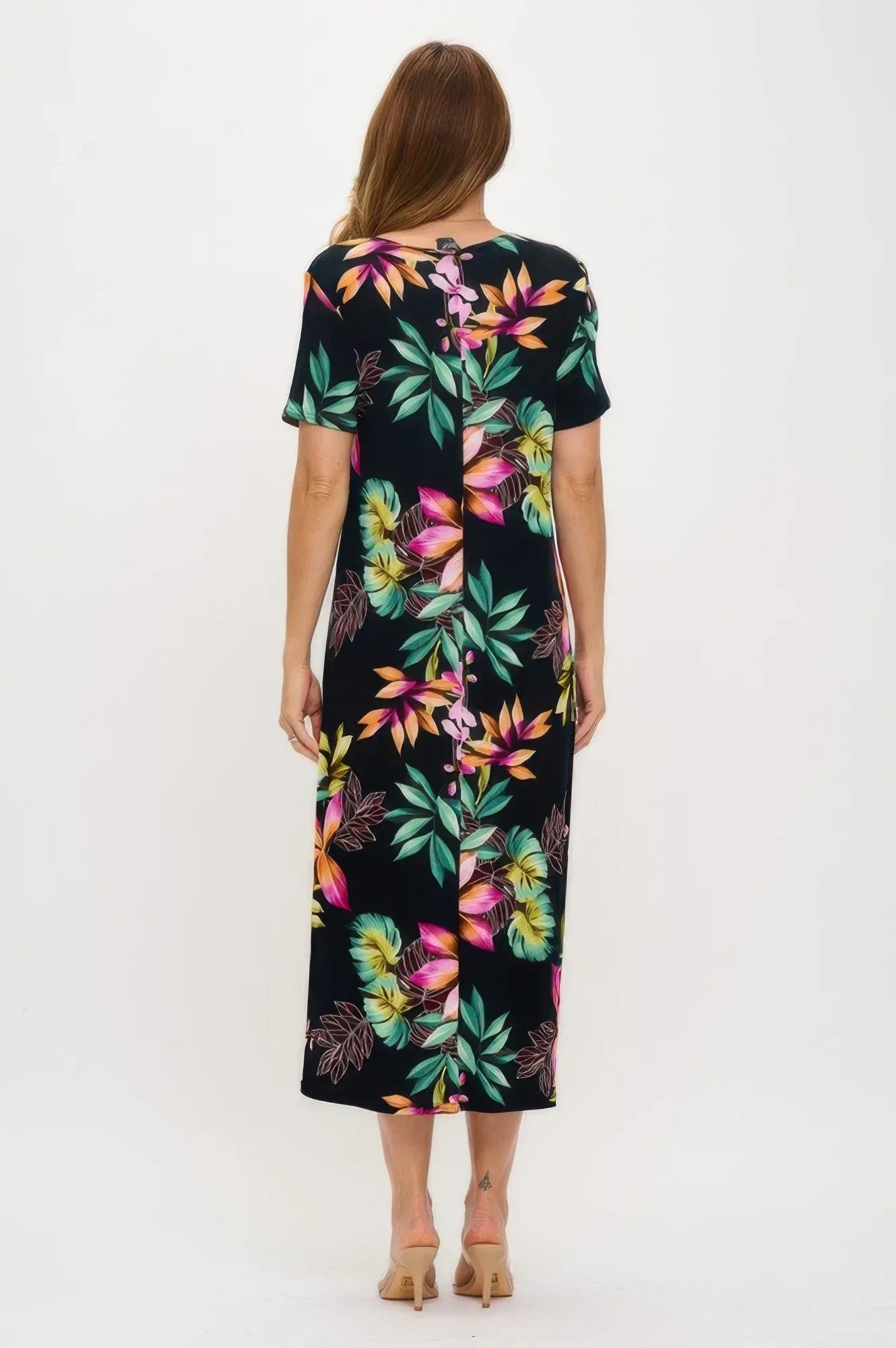 Print Bns Long Dress | Mixtshop LLC