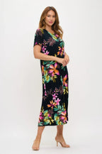 Print Bns Long Dress | Mixtshop LLC