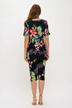 Print Bns Capri Pants Set | Mixtshop LLC