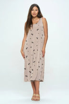 Abstract Print Tank Maxi Dress | Mixtshop LLC