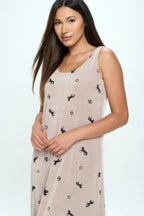 Abstract Print Tank Maxi Dress | Mixtshop LLC