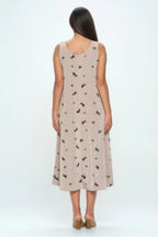 Abstract Print Tank Maxi Dress | Mixtshop LLC