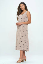 Abstract Print Tank Maxi Dress | Mixtshop LLC