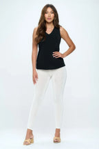 Plus Size Bns V-neck Bias Tank | Mixtshop LLC
