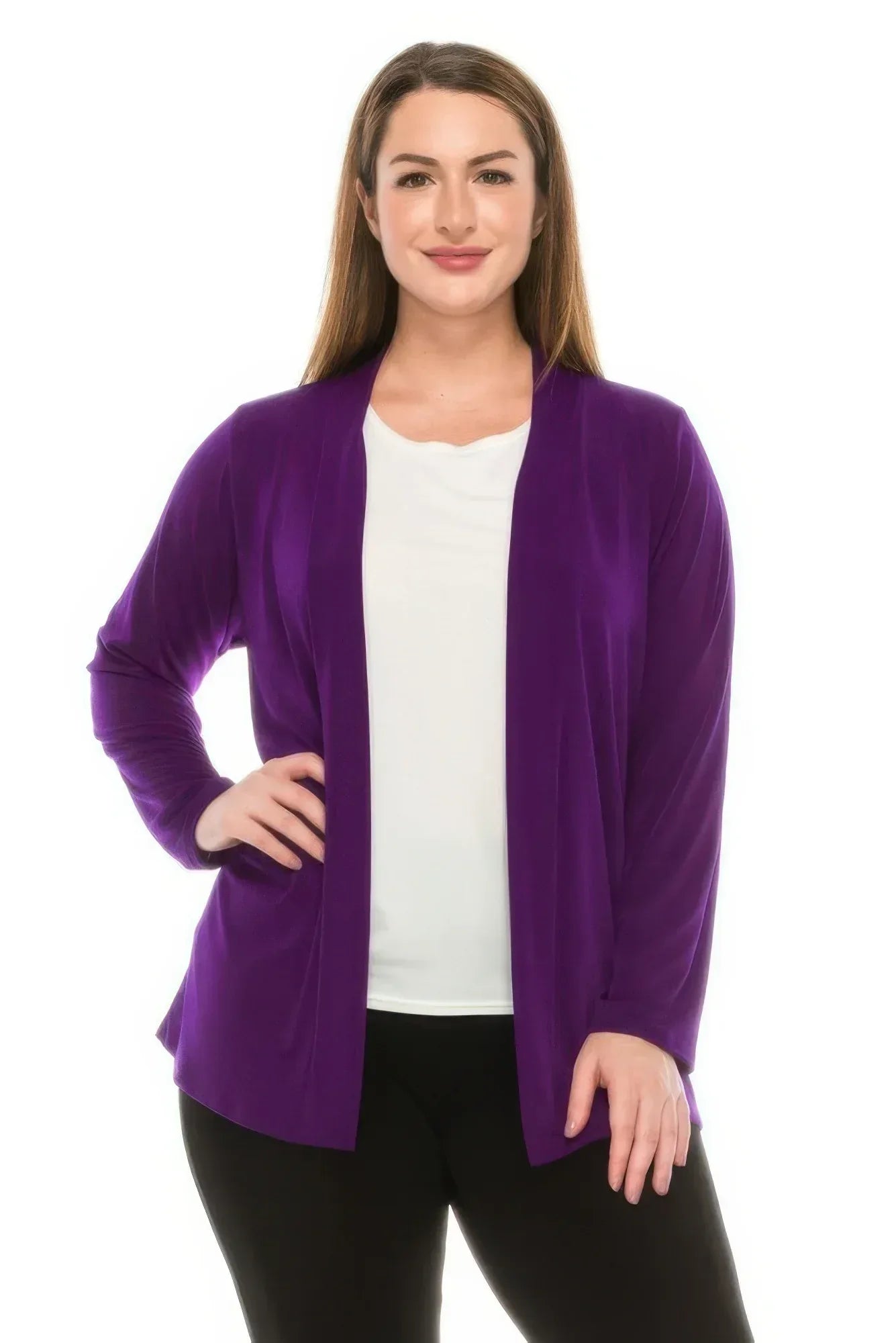 Long Sleeve Acetate Cardigan Jacket | Mixtshop LLC