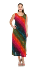 Abstract Print Stretchy Maxi Dress | Mixtshop LLC
