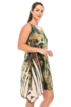 Short Sleeveless Sublimated Dress | Mixtshop LLC