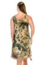 Short Sleeveless Sublimated Dress | Mixtshop LLC