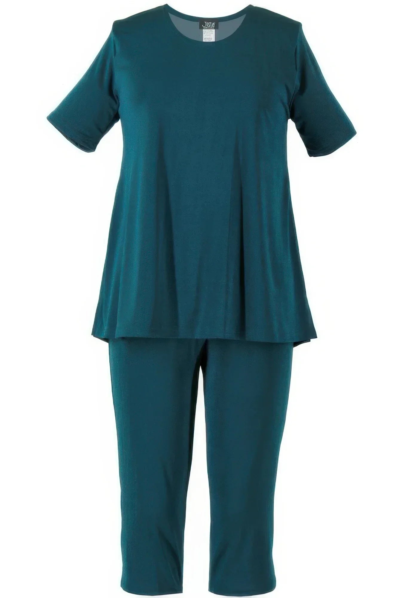 Plus Size Print Capri Pant Set | Mixtshop LLC