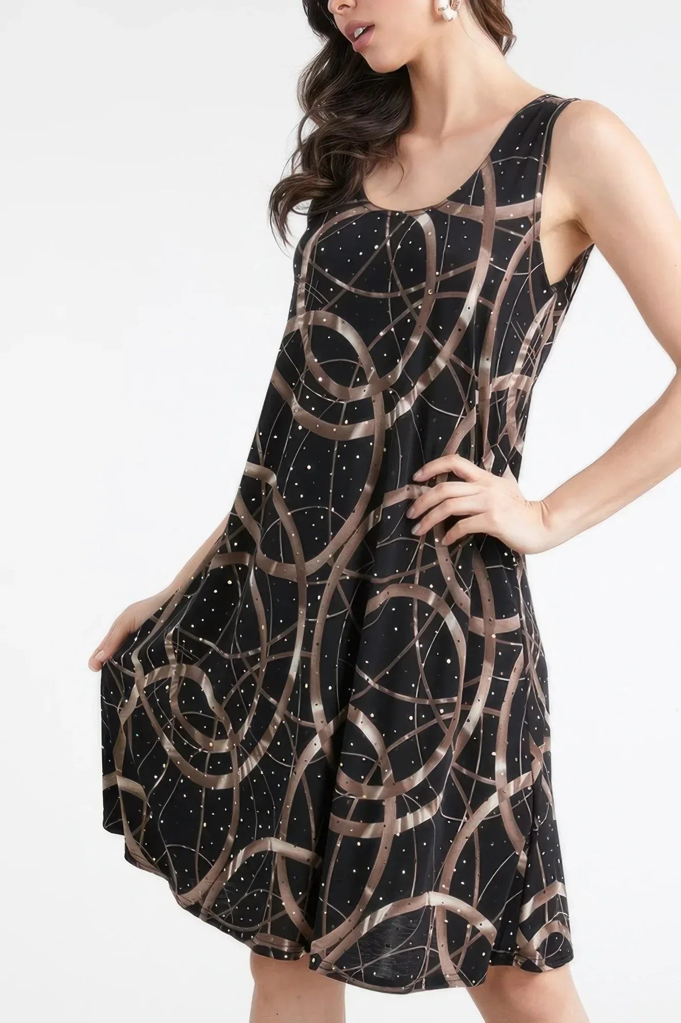 Glitter Short Tank Dress | Mixtshop LLC