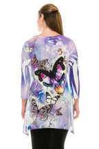 Quarter Sleeve Rhinestone Top | Mixtshop LLC