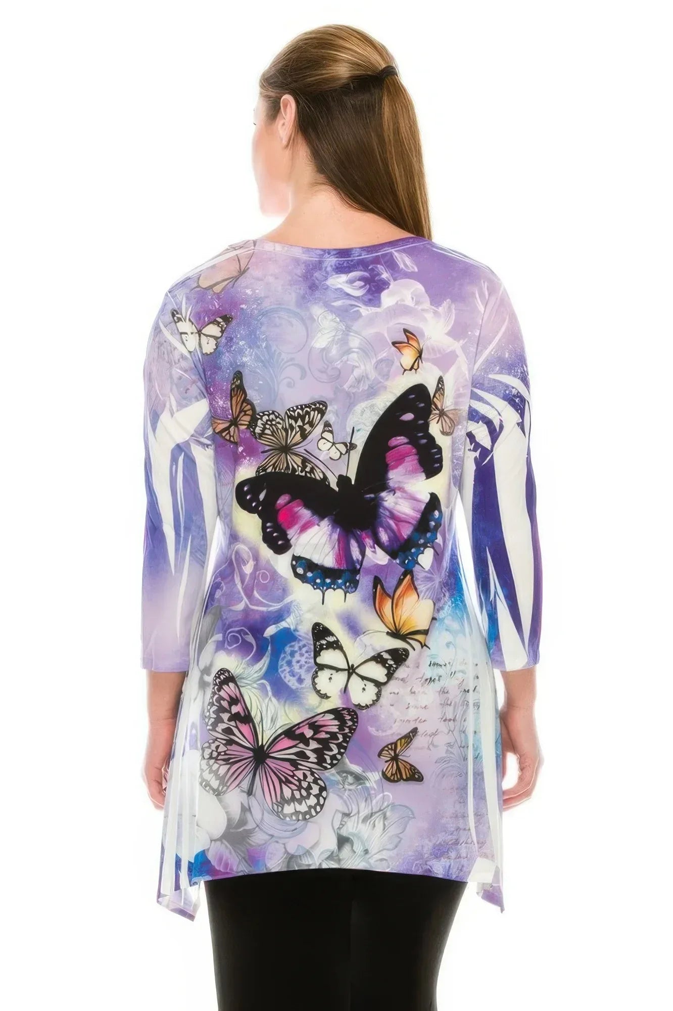 Quarter Sleeve Rhinestone Top | Mixtshop LLC