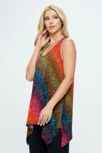 Sleeveless Side Drop Tunic | Mixtshop LLC