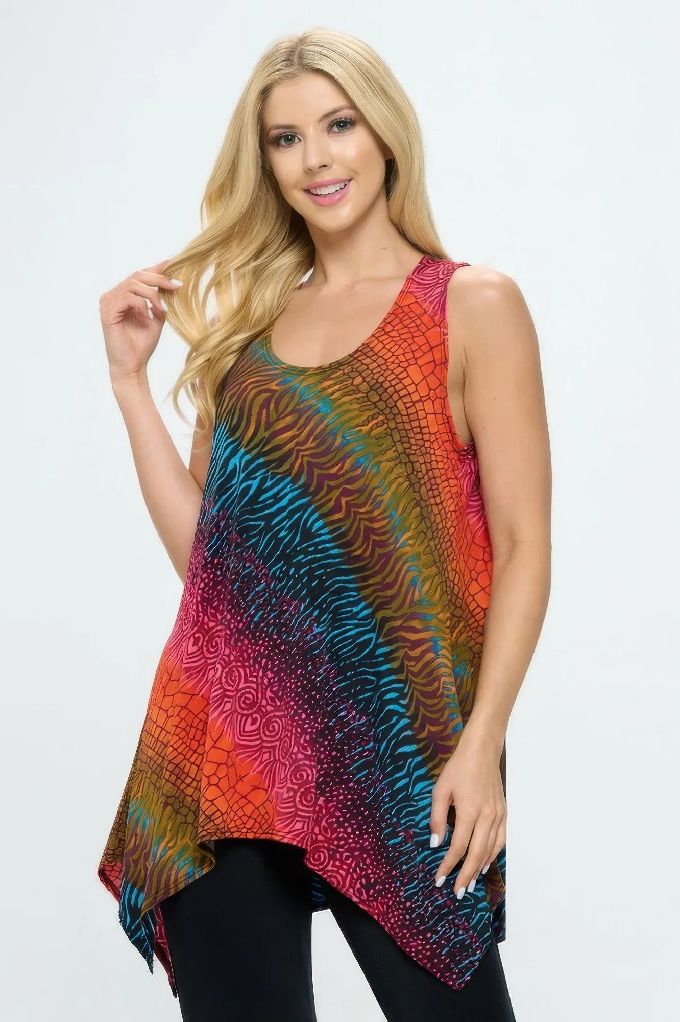 Sleeveless Side Drop Tunic | Mixtshop LLC