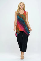 Sleeveless Side Drop Tunic | Mixtshop LLC