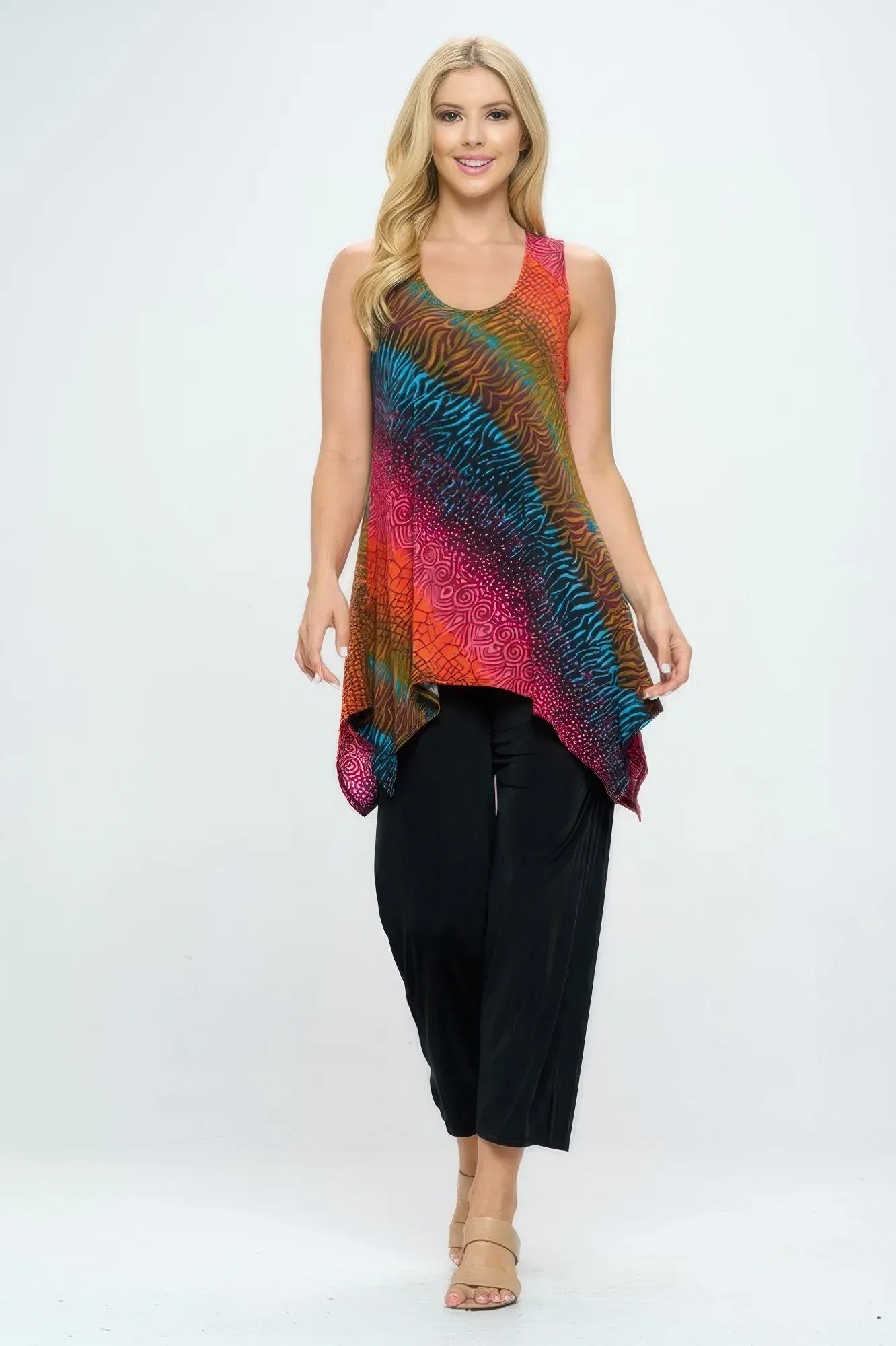 Sleeveless Side Drop Tunic | Mixtshop LLC