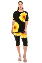 Floral Print Top Capri Pants Set | Mixtshop LLC