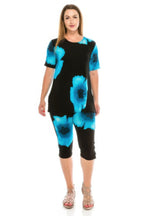 Floral Print Top Capri Pants Set | Mixtshop LLC