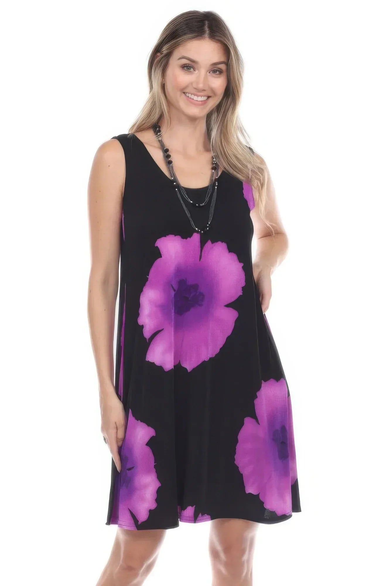 Stretchy Print Short Maxi Dress | Mixtshop LLC