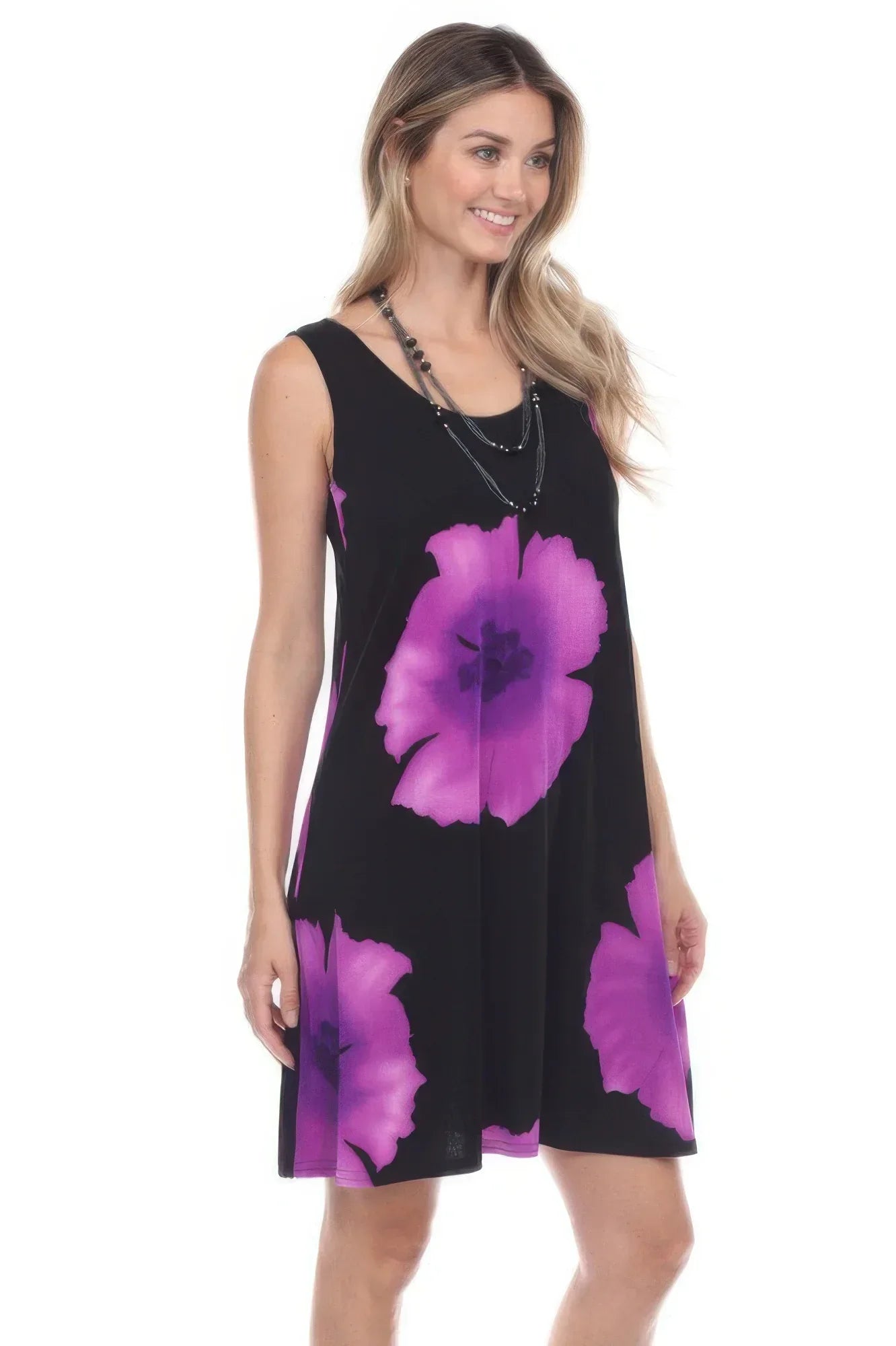 Stretchy Print Short Maxi Dress | Mixtshop LLC