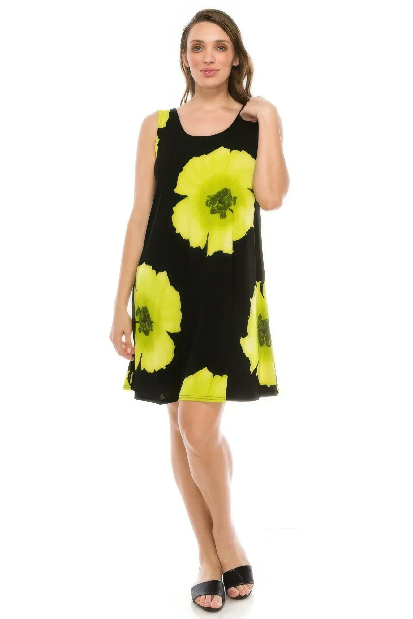 Stretchy Print Short Maxi Dress | Mixtshop LLC