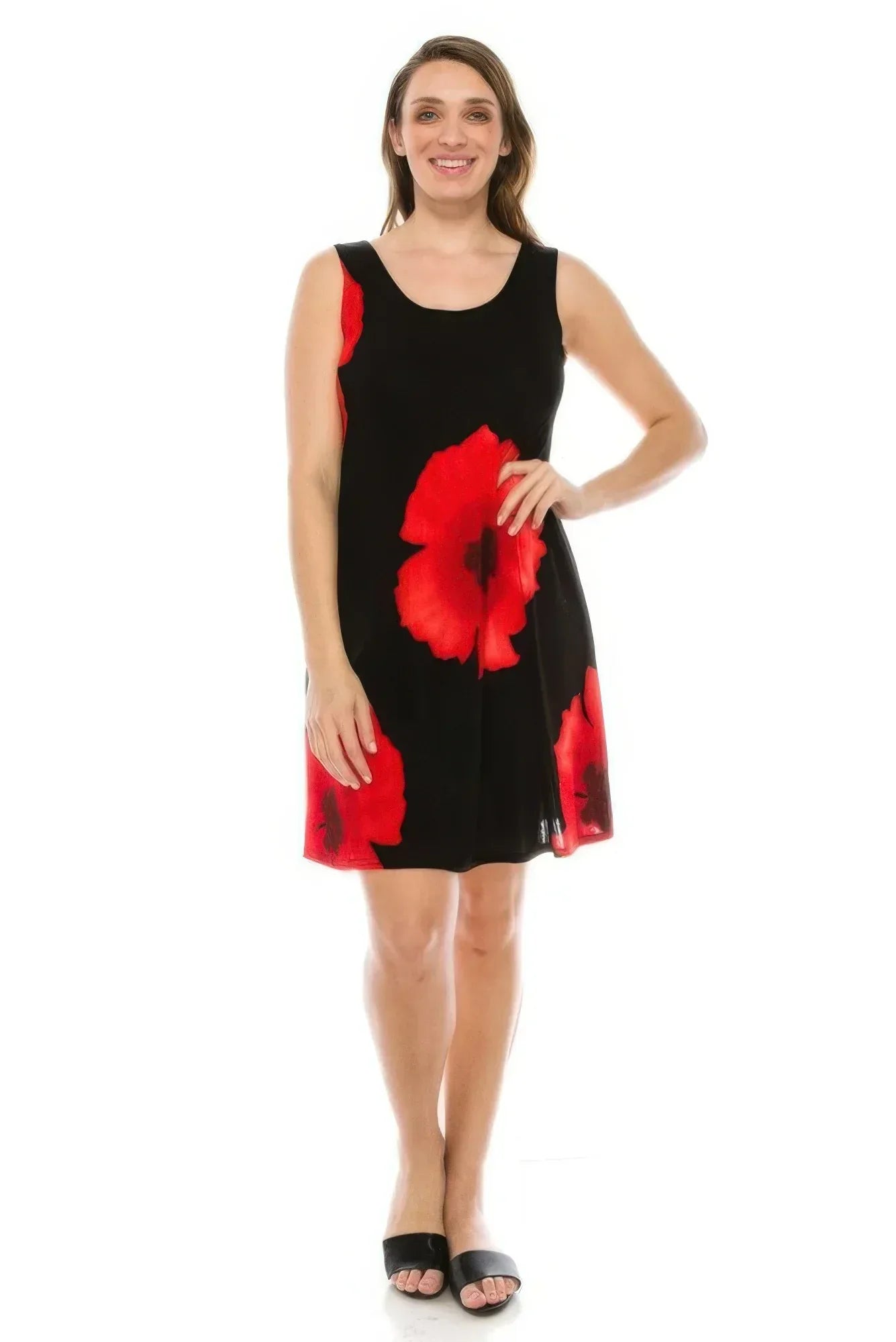 Stretchy Print Short Maxi Dress | Mixtshop LLC
