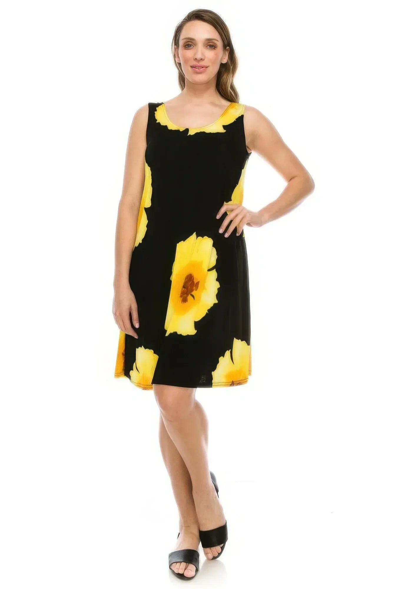 Stretchy Print Short Maxi Dress | Mixtshop LLC