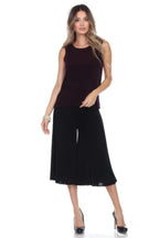 Solid Sleeveless Acetate Tank Top | Mixtshop LLC