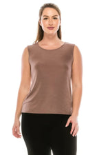 Solid Sleeveless Acetate Tank Top | Mixtshop LLC