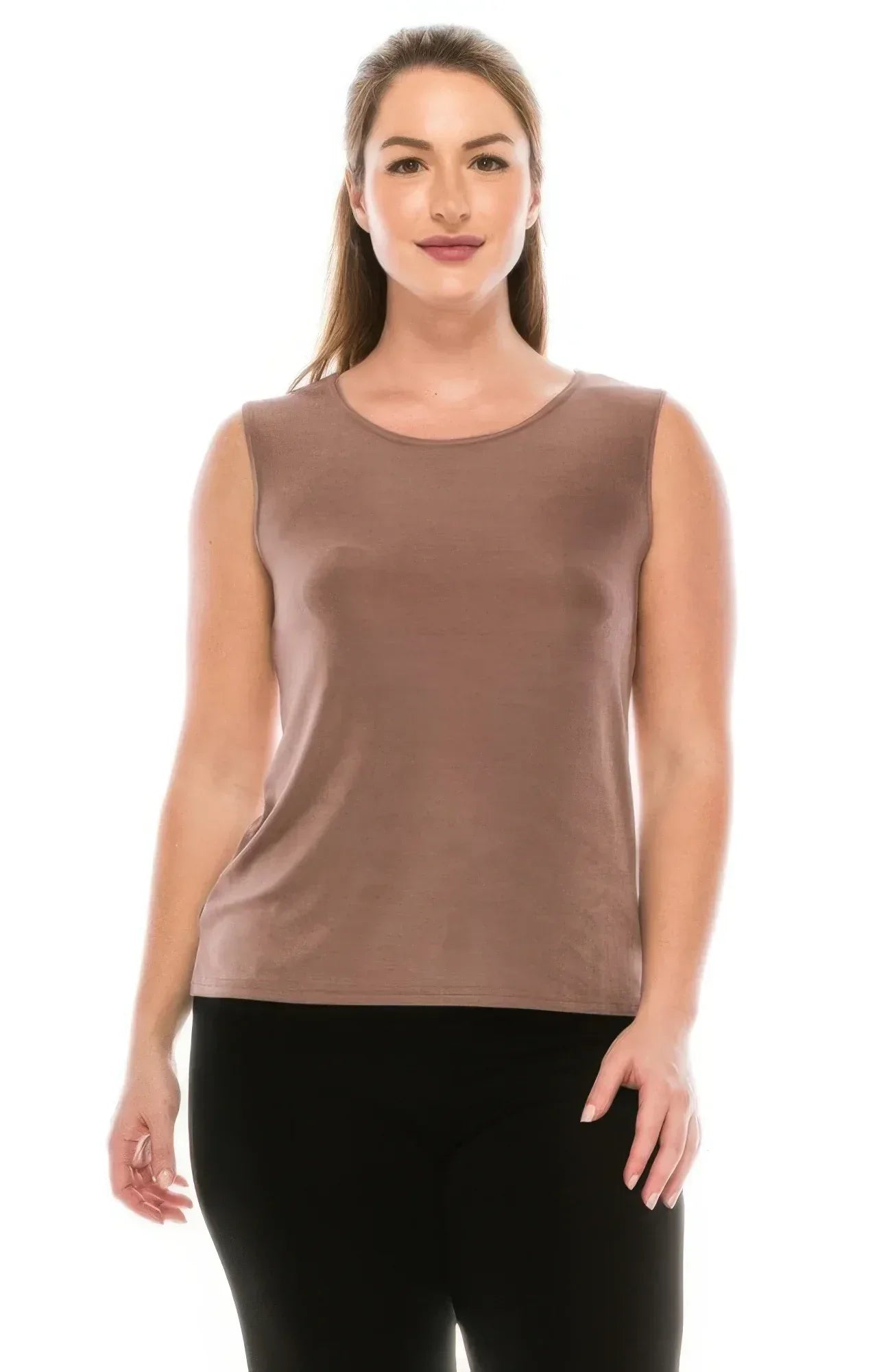 Solid Sleeveless Acetate Tank Top | Mixtshop LLC