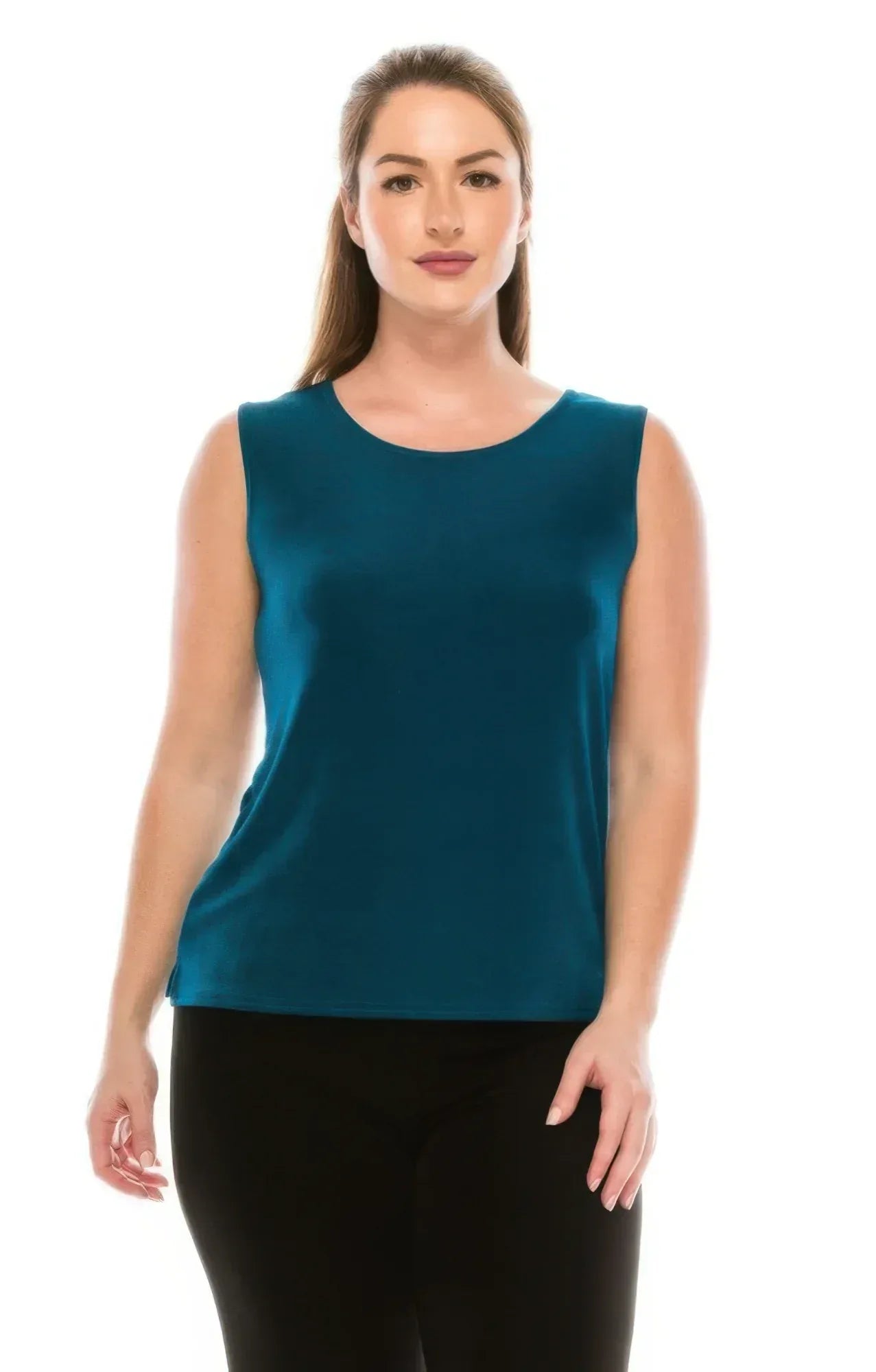 Solid Sleeveless Acetate Tank Top | Mixtshop LLC