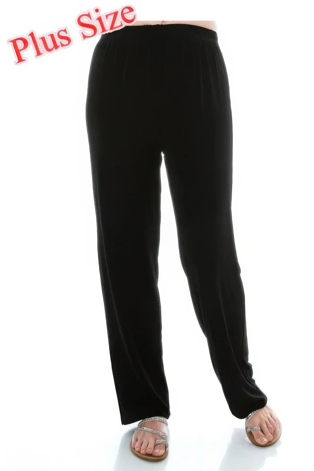 Jostar Stretchy Acetate Solid Long Plus Pants | Mixtshop LLC