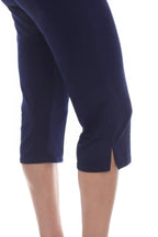 Stretchy Solid Capri Pants | Mixtshop LLC
