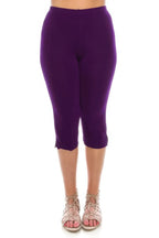 Stretchy Solid Capri Pants | Mixtshop LLC