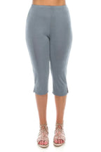 Stretchy Solid Capri Pants | Mixtshop LLC