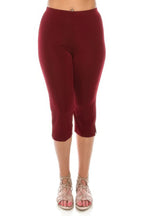 Stretchy Solid Capri Pants | Mixtshop LLC