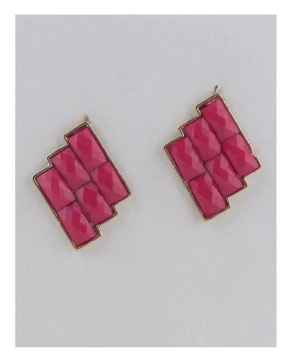 Faux stone earrings | Mixtshop LLC Main image